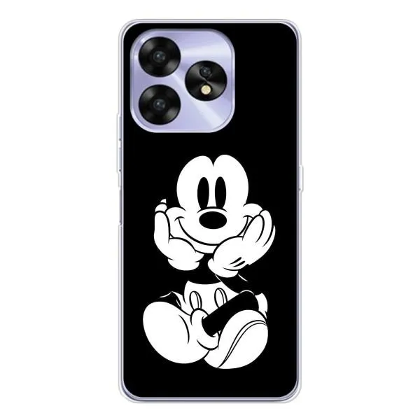 Чехол с принтом «Микки на черном» для UMIDIGI A15C