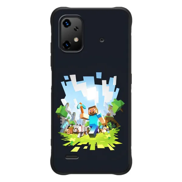 Чехол с принтом «персонажи Minecraft» для UMIDIGI Bison X20