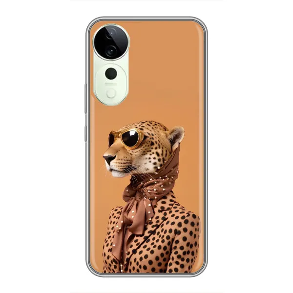 Чехол с принтом «Стильный леопард» для Vivo iQOO Z10R Чехол с принтом «Стильный леопард» для Vivo iQOO Z10R