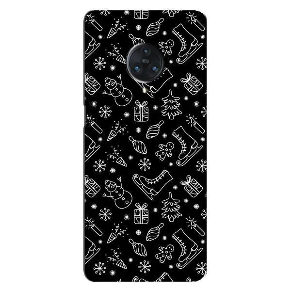 Чехол с принтом «Новогодний фон» для Vivo Nex 3 Чехол с принтом «Новогодний фон» для Vivo Nex 3
