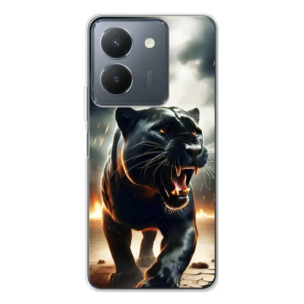 Чехол с принтом «Черная пантера» для Vivo S30 Pro Mini