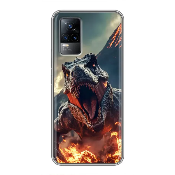 Чехол с принтом «Огненный динозавр» для Vivo S9 Чехол с принтом «Огненный динозавр» для Vivo S9