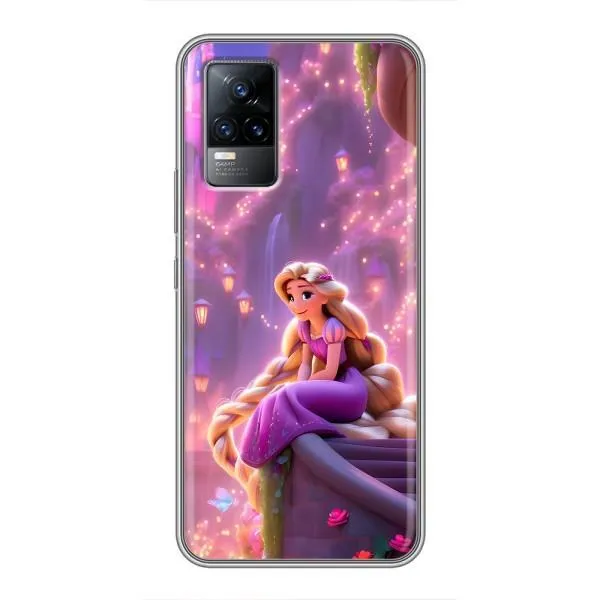 Чехол с принтом «Рапунцель в замке» для Vivo S9e