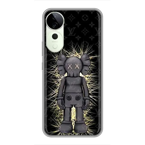 Чехол с принтом «Bearbrick LV» для Vivo T3 Ultra