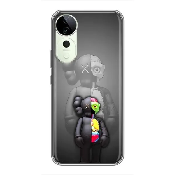 Чехол с принтом «Тело Bearbrick» для Vivo T3 Ultra