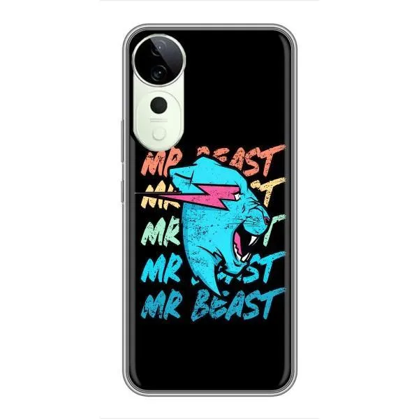 Чехол с принтом «logo Mr beast» для Vivo T3 Ultra Чехол с принтом «logo Mr beast» для Vivo T3 Ultra