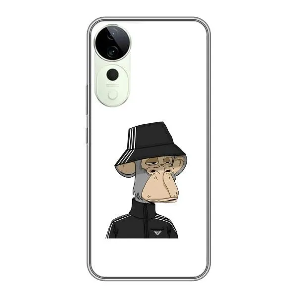Чехол с принтом «обезьяна NFT Adidas» для Vivo T3 Ultra