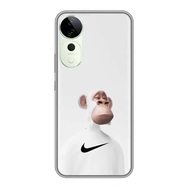 Чехол с принтом «обезьяна NFT Nike» для Vivo T3 Ultra