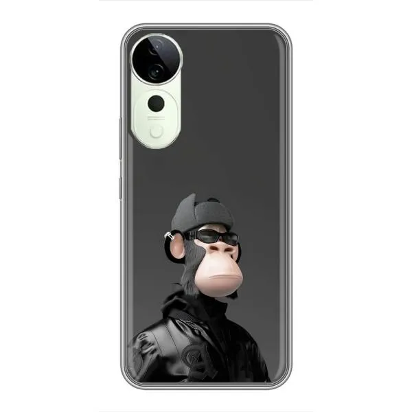 Чехол с принтом «стильная обезьяна NFT» для Vivo T3 Ultra
