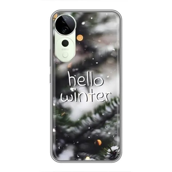 Чохол з принтом «Hello winter» для Vivo T3 Ultra Чохол з принтом «Hello winter» для Vivo T3 Ultra