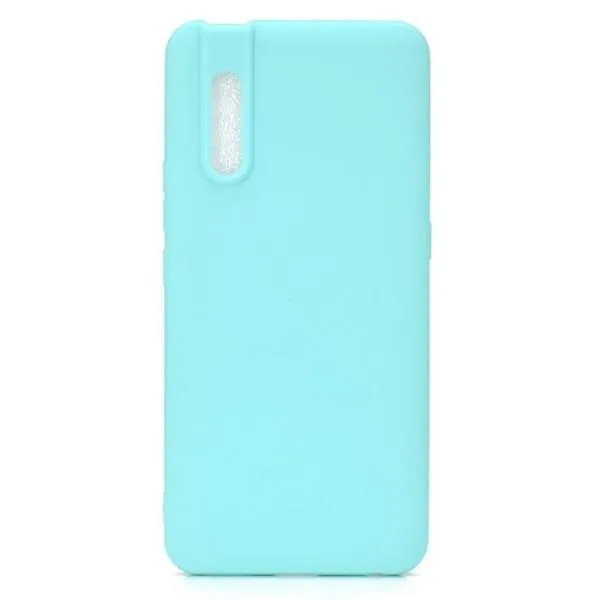Чехол для Vivo V15 Pro - Matte Candy ТПУ бампер — Бирюзовый — фото 3 Чехол для Vivo V15 Pro - Matte Candy ТПУ бампер — Бирюзовый — фото 3