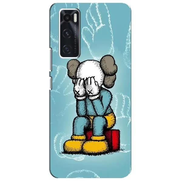 Чехол с принтом «Плач Bearbrick» для Vivo V20 se