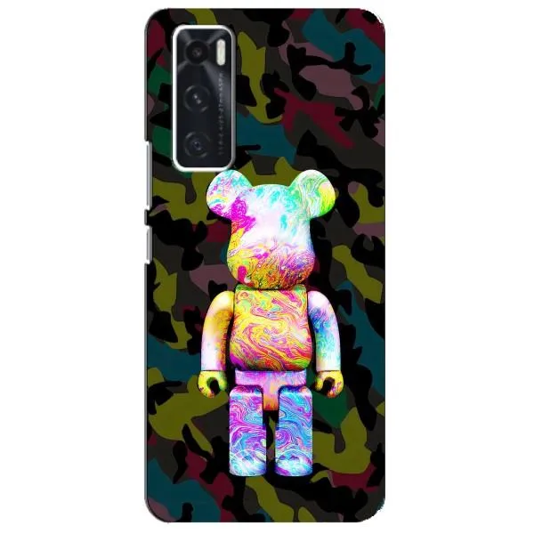 Чехол с принтом «Яркий Bearbrick» для Vivo V20 se