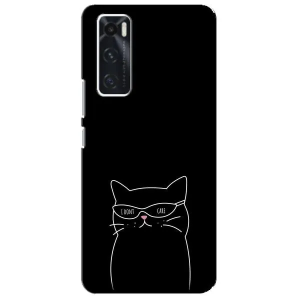 Чехол с принтом «Равнодушный кот» для Vivo V20 se