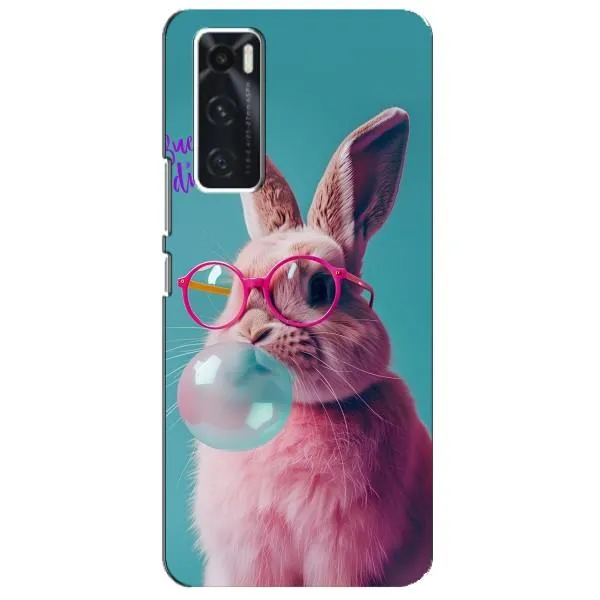 Чехол с принтом «Кролик в очках» для Vivo V20 se Чехол с принтом «Кролик в очках» для Vivo V20 se
