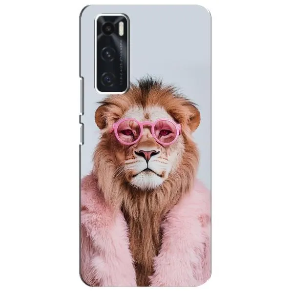 Чехол с принтом «Лев в очках» для Vivo V20 se Чехол с принтом «Лев в очках» для Vivo V20 se