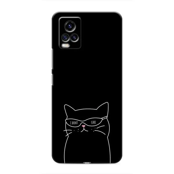 Чехол с принтом «Равнодушный кот» для Vivo V20 Чехол с принтом «Равнодушный кот» для Vivo V20
