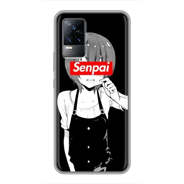 Чехол с принтом «Senpai» для Vivo V21 Чехол с принтом «Senpai» для Vivo V21
