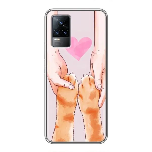Чехол с принтом «Любовь к котикам» для Vivo V21 Чехол с принтом «Любовь к котикам» для Vivo V21