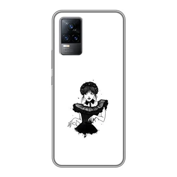 Чехол с принтом «танец Уэнздей» для Vivo V21
