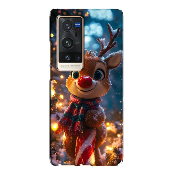 Чехол с принтом «Олень с шарфом» для Vivo X60 Pro Plus Чехол с принтом «Олень с шарфом» для Vivo X60 Pro Plus