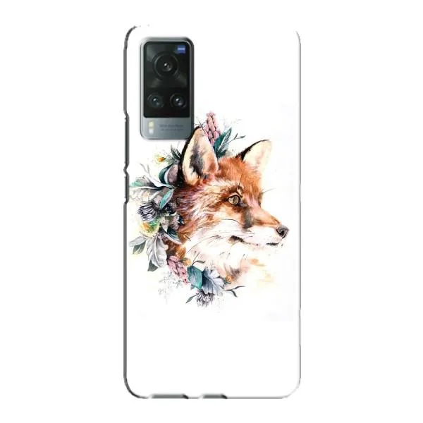 Чехол с принтом «Лисичка в цветочках» для Vivo X60 Pro Чехол с принтом «Лисичка в цветочках» для Vivo X60 Pro