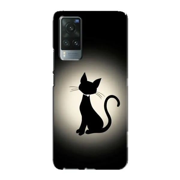 Чехол с принтом «Силуэт котика» для Vivo X60 Pro Чехол с принтом «Силуэт котика» для Vivo X60 Pro