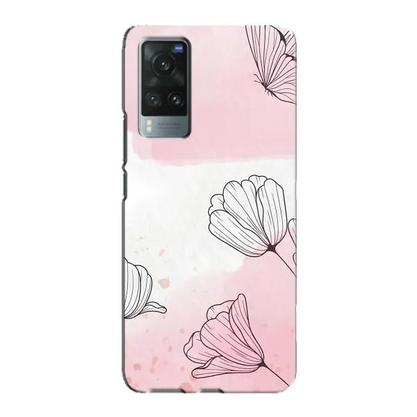 Чехол с принтом «Розовые цветы» для Vivo X60 Pro Чехол с принтом «Розовые цветы» для Vivo X60 Pro