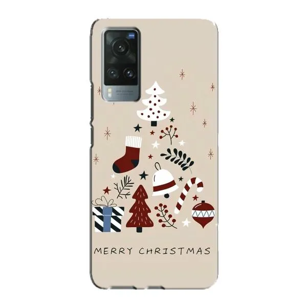 Чехол с принтом «Merry Christmas» для Vivo X60 Pro