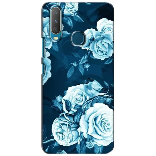 Чехол с принтом «Голубые Бутоны» для Vivo Y15 Чехол с принтом «Голубые Бутоны» для Vivo Y15