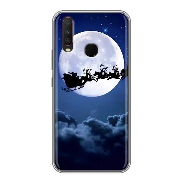 Чехол с принтом «Санта - луна» для Vivo Y17 Чехол с принтом «Санта - луна» для Vivo Y17