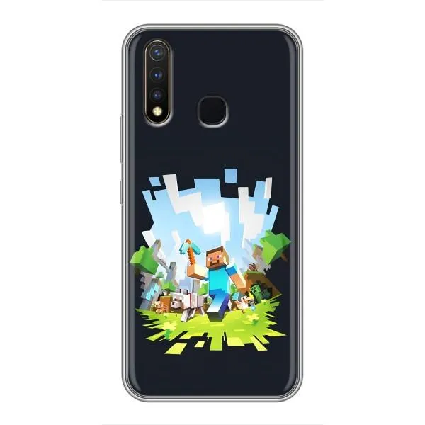 Чехол с принтом «персонажи Minecraft» для Vivo Y19 Чехол с принтом «персонажи Minecraft» для Vivo Y19