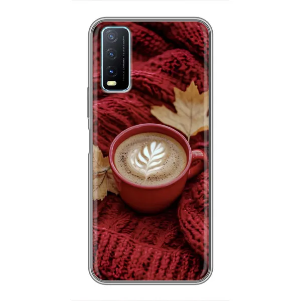 Чехол с принтом «Кофе на пледе» для Vivo Y20 Чехол с принтом «Кофе на пледе» для Vivo Y20