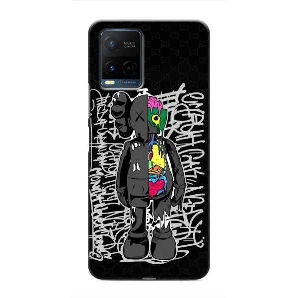 Чехол с принтом «Стиль Bearbrick» для Vivo Y21 / Y21s
