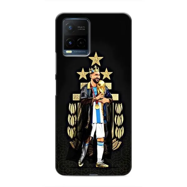 Чехол с принтом «Месси Король» для Vivo Y21 / Y21s