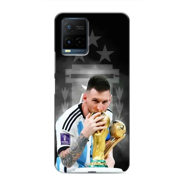 Чехол с принтом «Месси Чемпион» для Vivo Y21 / Y21s