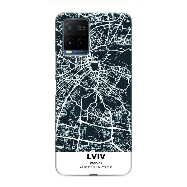 Чехол с принтом «Львов» для Vivo Y21 / Y21s