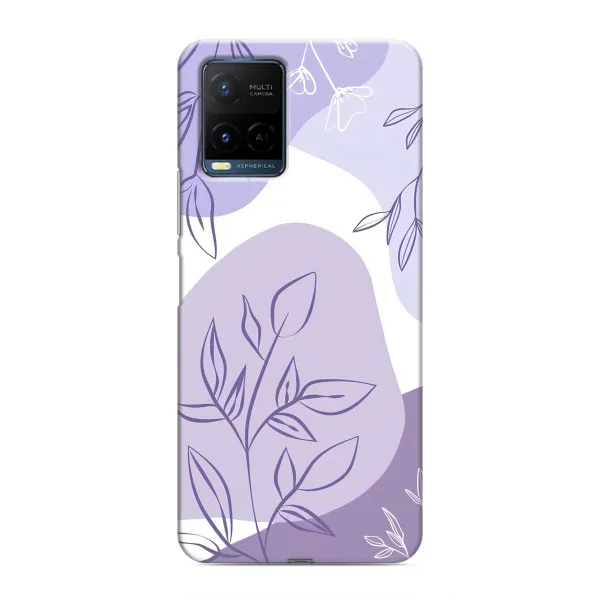 Чехол с принтом «Фиолетовые листья абстракция» для Vivo Y21 / Y21s Чехол с принтом «Фиолетовые листья абстракция» для Vivo Y21 / Y21s