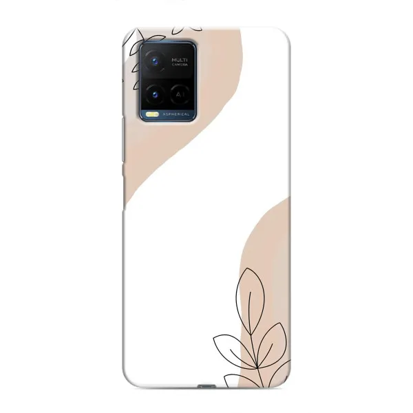 Чехол с принтом «Нюдовая веточка абстракция» для Vivo Y21 / Y21s Чехол с принтом «Нюдовая веточка абстракция» для Vivo Y21 / Y21s