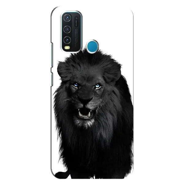Чехол с принтом «Черный ЛЕВ» для Vivo Y30
