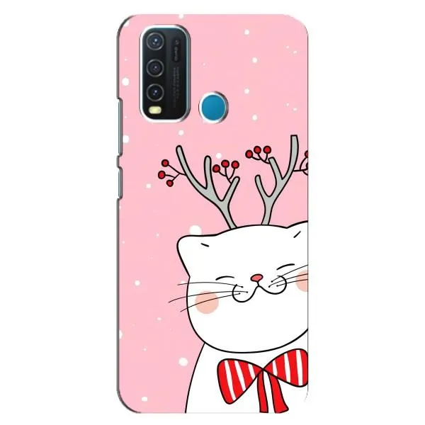 Чехол с принтом «Зимний кот» для Vivo Y30 Чехол с принтом «Зимний кот» для Vivo Y30