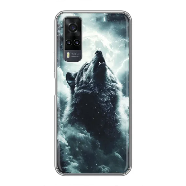 Чехол с принтом «Волк в облаках» для Vivo Y31 Чехол с принтом «Волк в облаках» для Vivo Y31