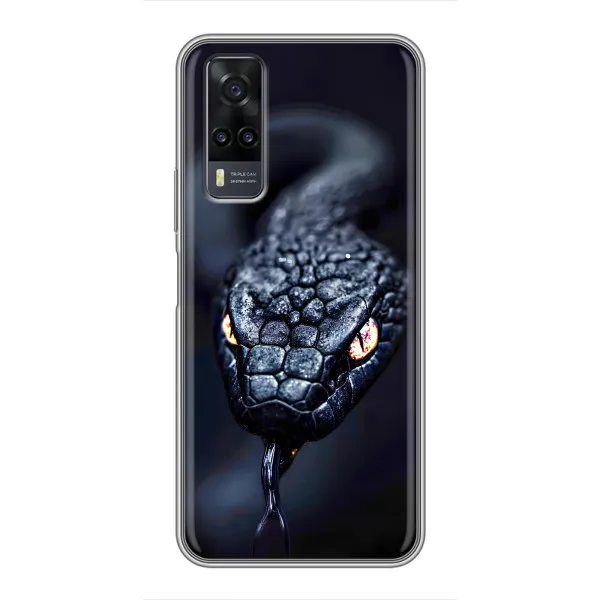 Чехол с принтом «Черная змея» для Vivo Y31 Чехол с принтом «Черная змея» для Vivo Y31