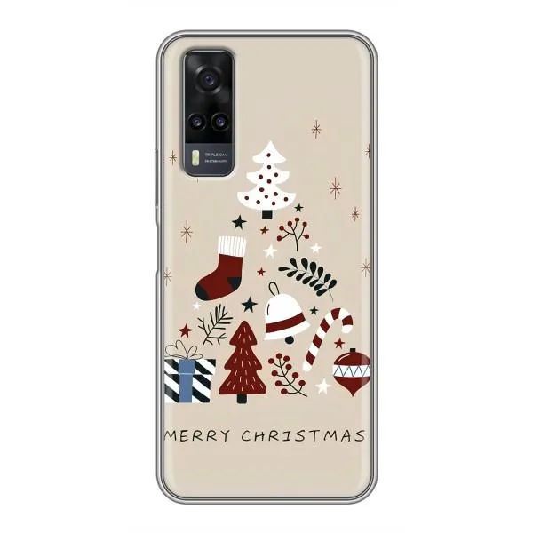 Чехол с принтом «Merry Christmas» для Vivo Y31