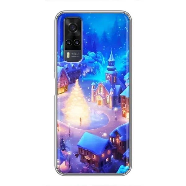 Чехол с принтом «Рождественский город» для Vivo Y31