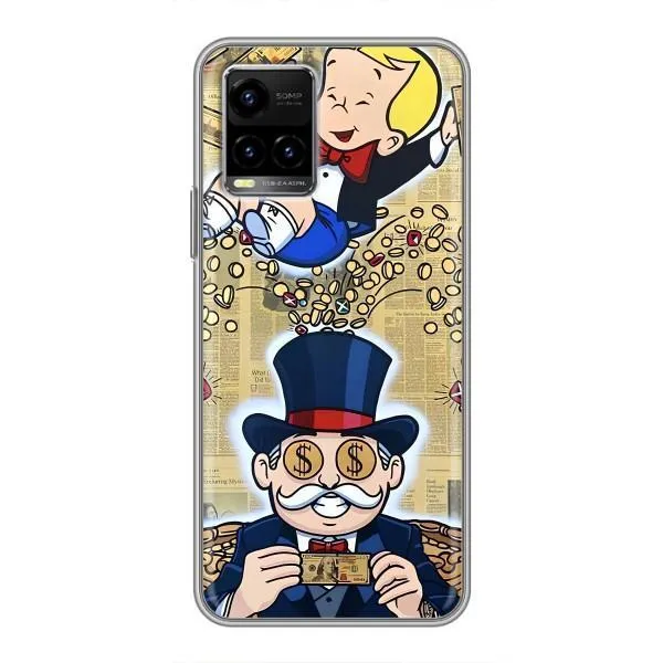 Чехол с принтом «Монополия Мен» для Vivo Y33s