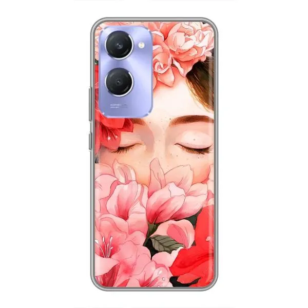 Чехол с принтом «Глаза в цветах» для Vivo Y36c Чехол с принтом «Глаза в цветах» для Vivo Y36c