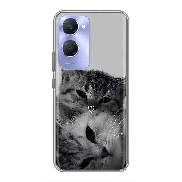 Чехол с принтом «Пара котов» для Vivo Y36c