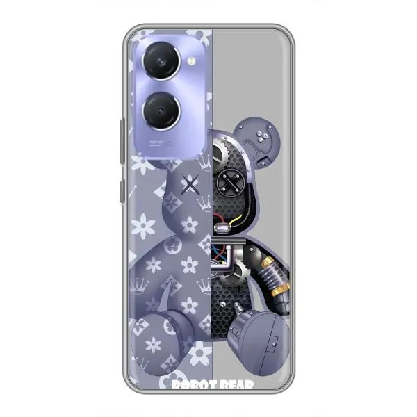 Чехол с принтом «Робот Мишка» для Vivo Y36c