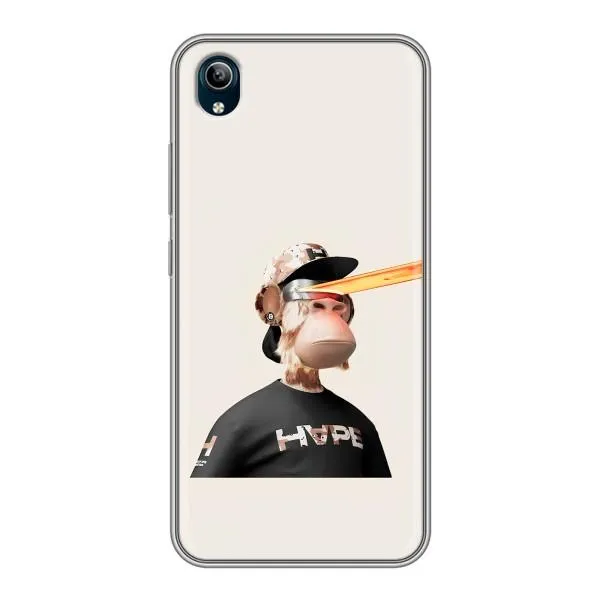 Чехол с принтом «обезьяна NFT в очках» для Vivo Y91C